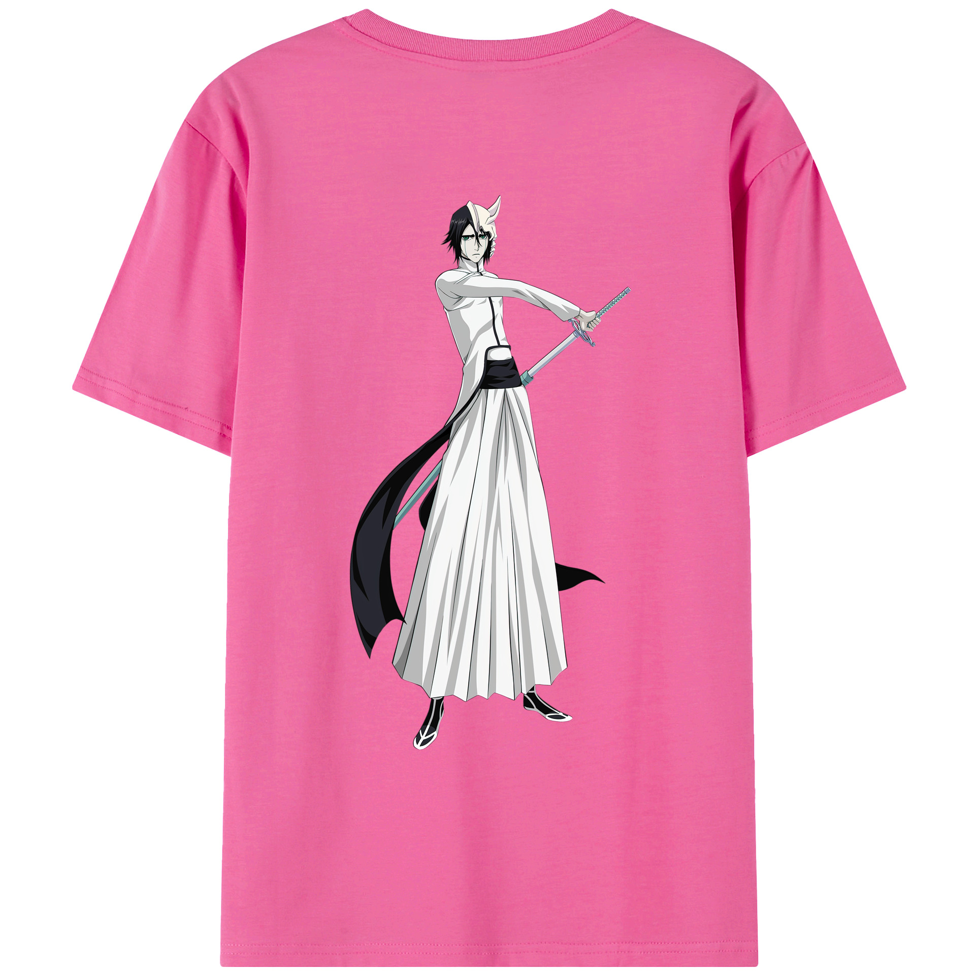 （画像用） ブリーチ ウルキオラ·シファー BLEACH Ulquiorra cifer レディース半袖Tシャツ(バックプリント)